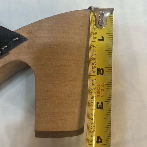 Novacas wooden handmade made in Portugal built by kindness open heel wedge - Picture 7 of 7